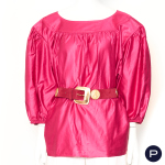 YVES SAINT LAURENT VARIATION - 1980'S - BLOUSE