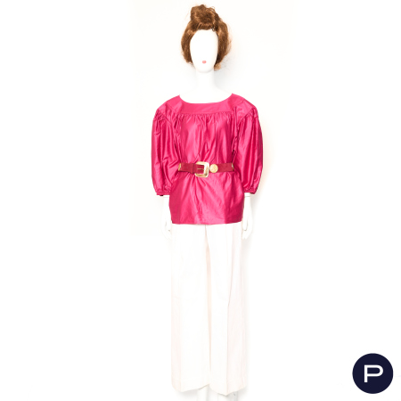 YVES SAINT LAURENT VARIATION - 1980'S - BLOUSE
