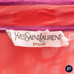 YVES SAINT LAURENT TRICOT - CIRCA 1980 - CORSAGE