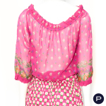 SAINT LAURENT RIVE GAUCHE - PRINTEMPS-ÉTÉ 1977 - BLOUSE