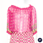 SAINT LAURENT RIVE GAUCHE - PRINTEMPS-ÉTÉ 1977 - BLOUSE