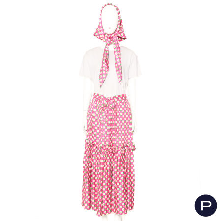 SAINT LAURENT RIVE GAUCHE - PRINTEMPS-ÉTÉ 1977 - JUPE