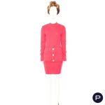 DOROTHÉE BIS - CIRCA 1980 - ENSEMBLE, PULL-OVER, JUPE