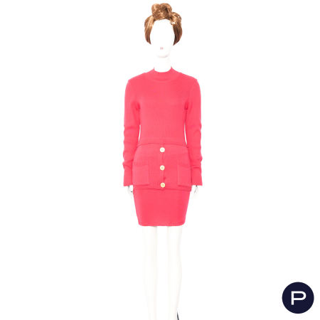DOROTHÉE BIS - CIRCA 1980 - ENSEMBLE, PULL-OVER, JUPE