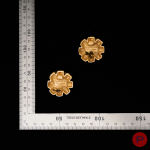 GUY LAROCHE - 1980/90'S- PAIRE DE BOUCLES D'OREILLES