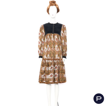 SAINT LAURENT RIVE GAUCHE - CIRCA 1976 - ROBE