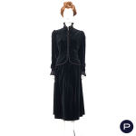 ANONYME - CIRCA 1976 - ENSEMBLE, VESTE, JUPE