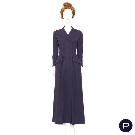 YOHJI YAMAMOTO - PRINTEMPS-ÉTÉ 1997 - MANTEAU CROISÉ