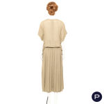 ISSEY MIYAKE - CIRCA 1980 - ENSEMBLE, HAUT, JUPE