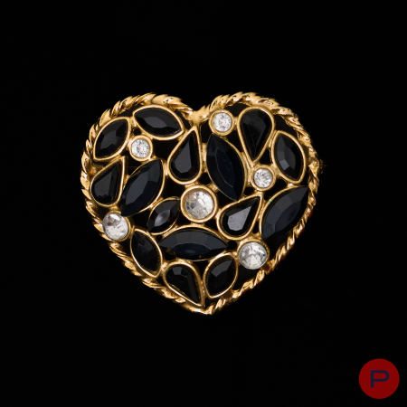 YVES SAINT LAURENT X ATTRIBUÉ(E)(S)- BROCHE