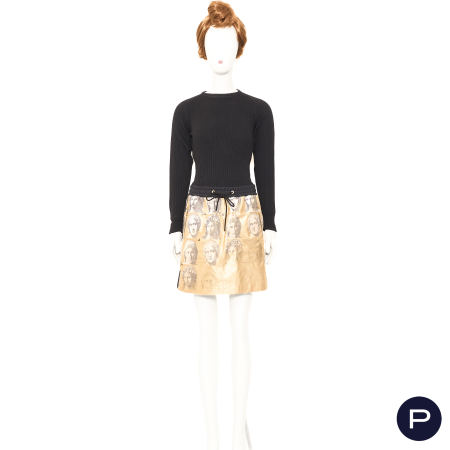 LOUIS VUITTON X FORNASETTI - AUTOMNE-HIVER 2021/22 - JUPE