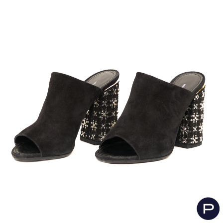 LOUIS VUITTON - PAIRE DE MULES