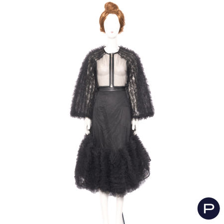 COMME DES GARÇONS NOIR KEI NINOMIYA - CIRCA 2015 - ENSEMBLE, VESTE, JUPE