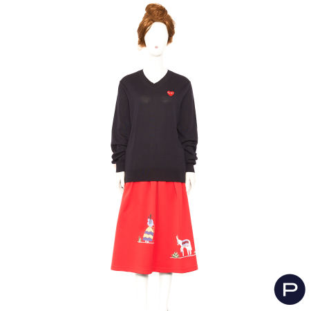 COMME DES GARÇONS PLAY - CIRCA 2015 - PULL-OVER