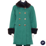 YVES SAINT LAURENT FOURRURES - CIRCA 1990 - MANTEAU