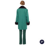 YVES SAINT LAURENT FOURRURES - CIRCA 1990 - MANTEAU