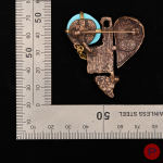 CHRISTIAN LACROIX - 1990/2000'S- BROCHE-PENDENTIF