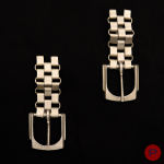 DOROTHÉE BIS - 1980'S- PAIRE DE BOUCLES D'OREILLES