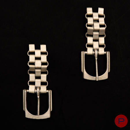 DOROTHÉE BIS - 1980'S- PAIRE DE BOUCLES D'OREILLES