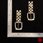 DOROTHÉE BIS - 1980'S- PAIRE DE BOUCLES D'OREILLES
