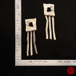 DOROTHÉE BIS - 1980'S- PAIRE DE BOUCLES D'OREILLES