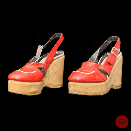 DOROTHÉE BIS E. & J. JACOBSON - 1970'S - PAIRE DE SANDALES