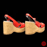 DOROTHÉE BIS E. & J. JACOBSON - 1970'S - PAIRE DE SANDALES