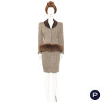 VALENTINO BOUTIQUE - LATE 1980'S - ENSEMBLE, VESTE, JUPE