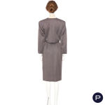 SAINT LAURENT RIVE GAUCHE - AUTOMNE-HIVER 1985/86 - ENSEMBLE, VESTE, JUPE