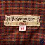 YVES SAINT LAURENT TRICOT - 1980'S - CHEMISIER