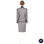 SAINT LAURENT RIVE GAUCHE - AUTOMNE-HIVER 1988/89 - ENSEMBLE, VESTE, JUPE