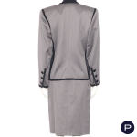 SAINT LAURENT RIVE GAUCHE - AUTOMNE-HIVER 1988/89 - ENSEMBLE, VESTE, JUPE