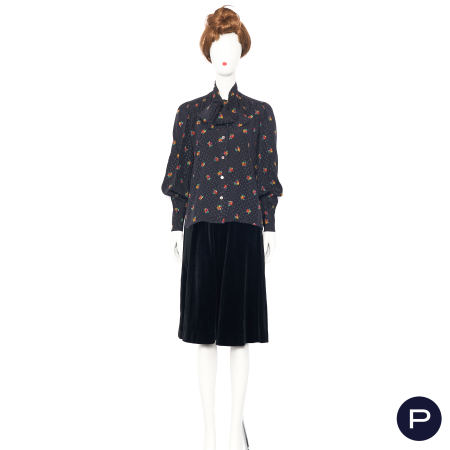 SAINT LAURENT RIVE GAUCHE - CIRCA 1980 - CHEMISIER