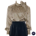 SAINT LAURENT RIVE GAUCHE - 1980'S - CHEMISIER