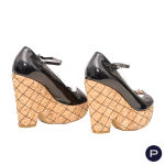 CHANEL X KARL LAGERFELD - 2000/10'S - PAIRE DE CHAUSSURES