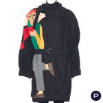 JEAN-CHARLES DE CASTELBAJAC KO AND CO - AUTOMNE-HIVER 1988/89 - MANTEAU