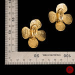 YVES SAINT LAURENT - 1980/90'S- PAIRE DE BOUCLES D'OREILLES