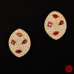 GOOSSENS- PAIRE DE BOUCLES D'OREILLES