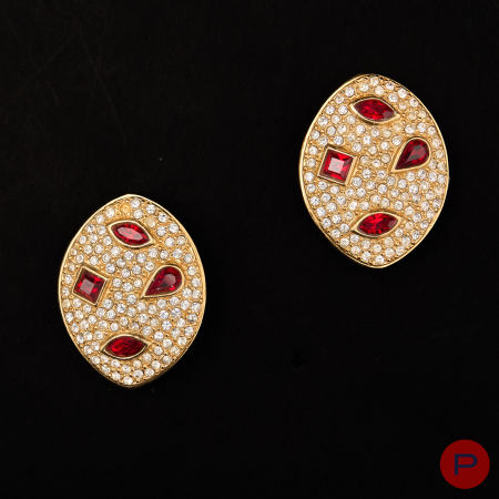 GOOSSENS- PAIRE DE BOUCLES D'OREILLES