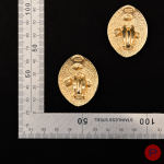 GOOSSENS- PAIRE DE BOUCLES D'OREILLES