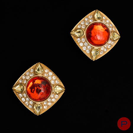 GOOSSENS- PAIRE DE BOUCLES D'OREILLES