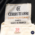 CERRUTI 1881 LIGNE POUR FEMME - AUTOMNE-HIVER 1988/89 - ROBE