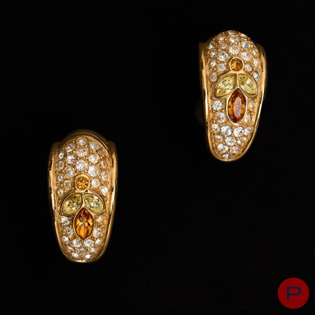 GOOSSENS- PAIRE DE BOUCLES D'OREILLES