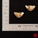 CHRISTIAN DIOR - 1980'S- PAIRE DE BOUCLES D'OREILLES