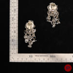 PACO RABANNE - 1990'S- PAIRE DE BOUCLES D'OREILLES