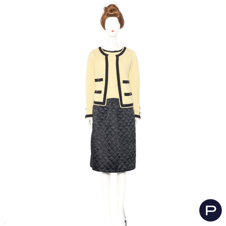 CHANEL X KARL LAGERFELD - 1990'S - TWIN-SET, CARDIGAN, HAUT