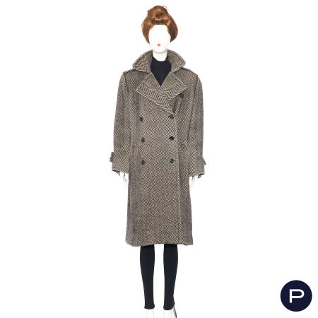 SAINT LAURENT RIVE GAUCHE - CIRCA 1996 - MANTEAU CROISÉ