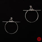 HERMÈS - 2000/10'S- PAIRE DE BOUCLES D'OREILLES