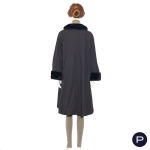 YVES SAINT LAURENT FOURRURES - 1980'S - MANTEAU