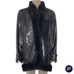 YVES SAINT LAURENT FOURRURES - 1980'S - VESTE